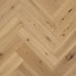 Heartwood Oak Herringbone Classic Brushed and Matt Lacquered